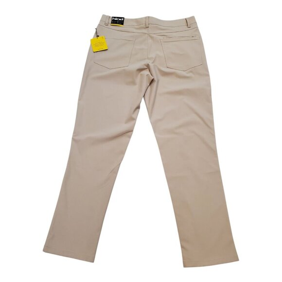 NWT HIND SZ 32x30 Tricot Prime Time Tan Golf Active Stretch Pants UPF - Picture 3 of 8